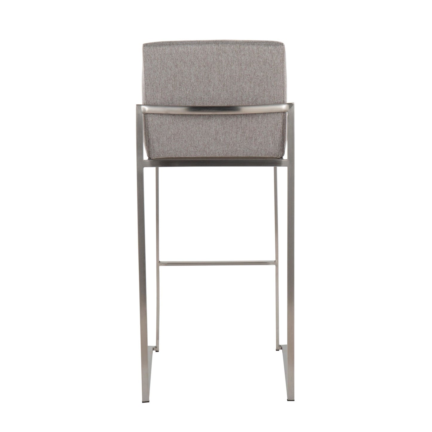 Fuji High Back 30" Fixed-Height Barstool - Set of 3