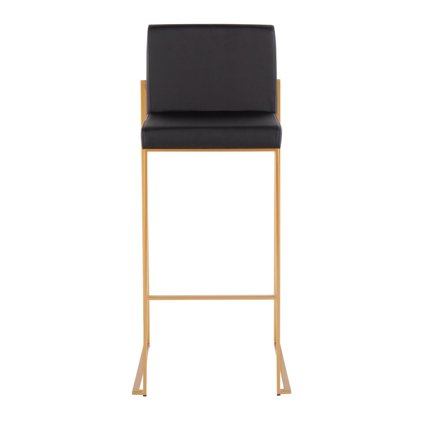 Fuji High Back 30" Fixed-Height Barstool - Set of 3