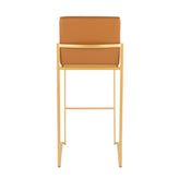 Fuji High Back 30" Fixed-Height Barstool - Set of 2
