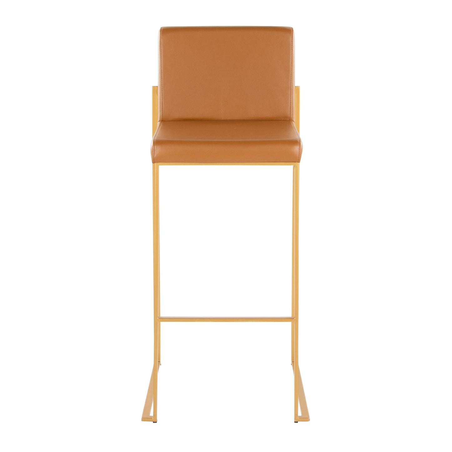 Fuji High Back 30" Fixed-Height Barstool - Set of 2