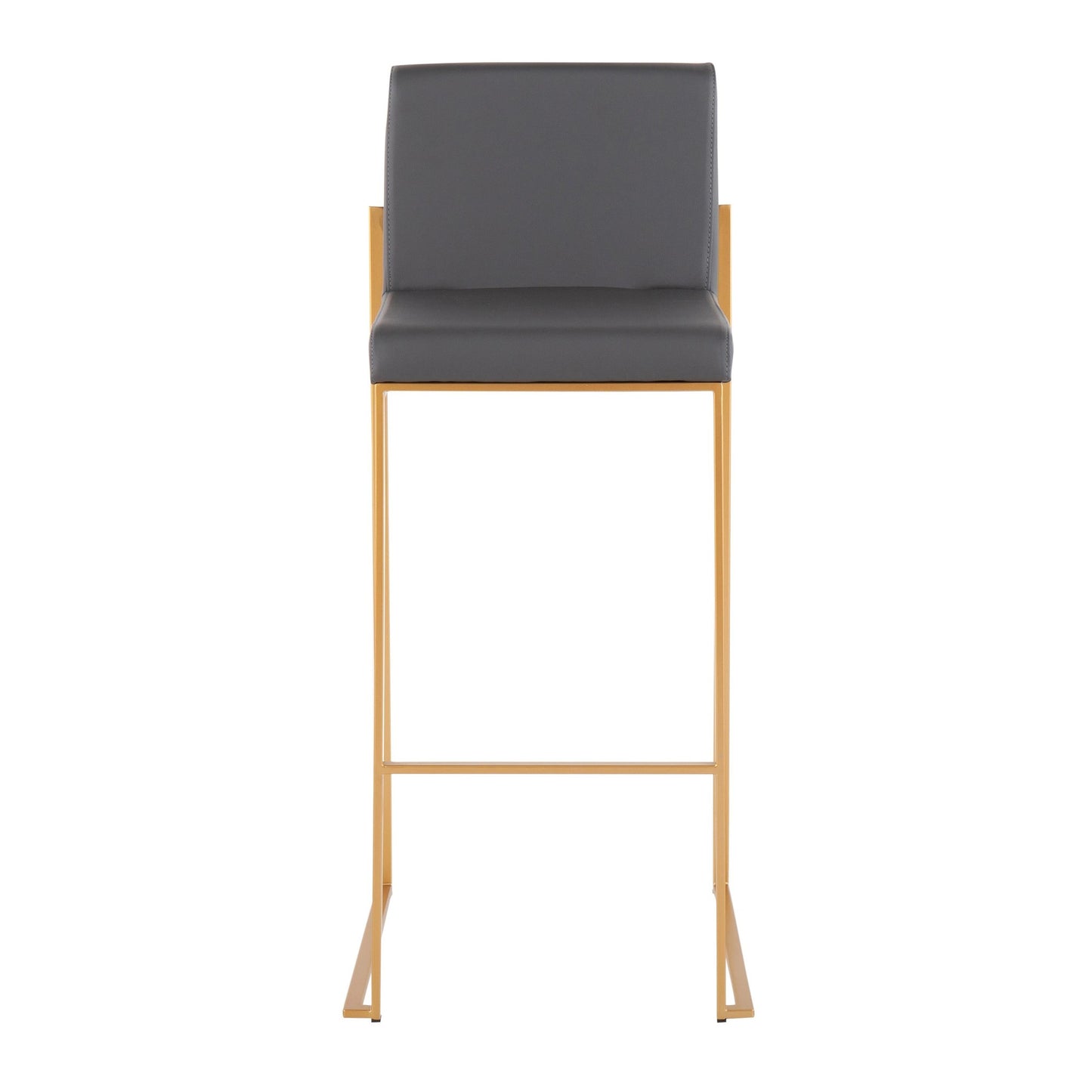 Fuji High Back 30" Fixed-Height Barstool - Set of 3