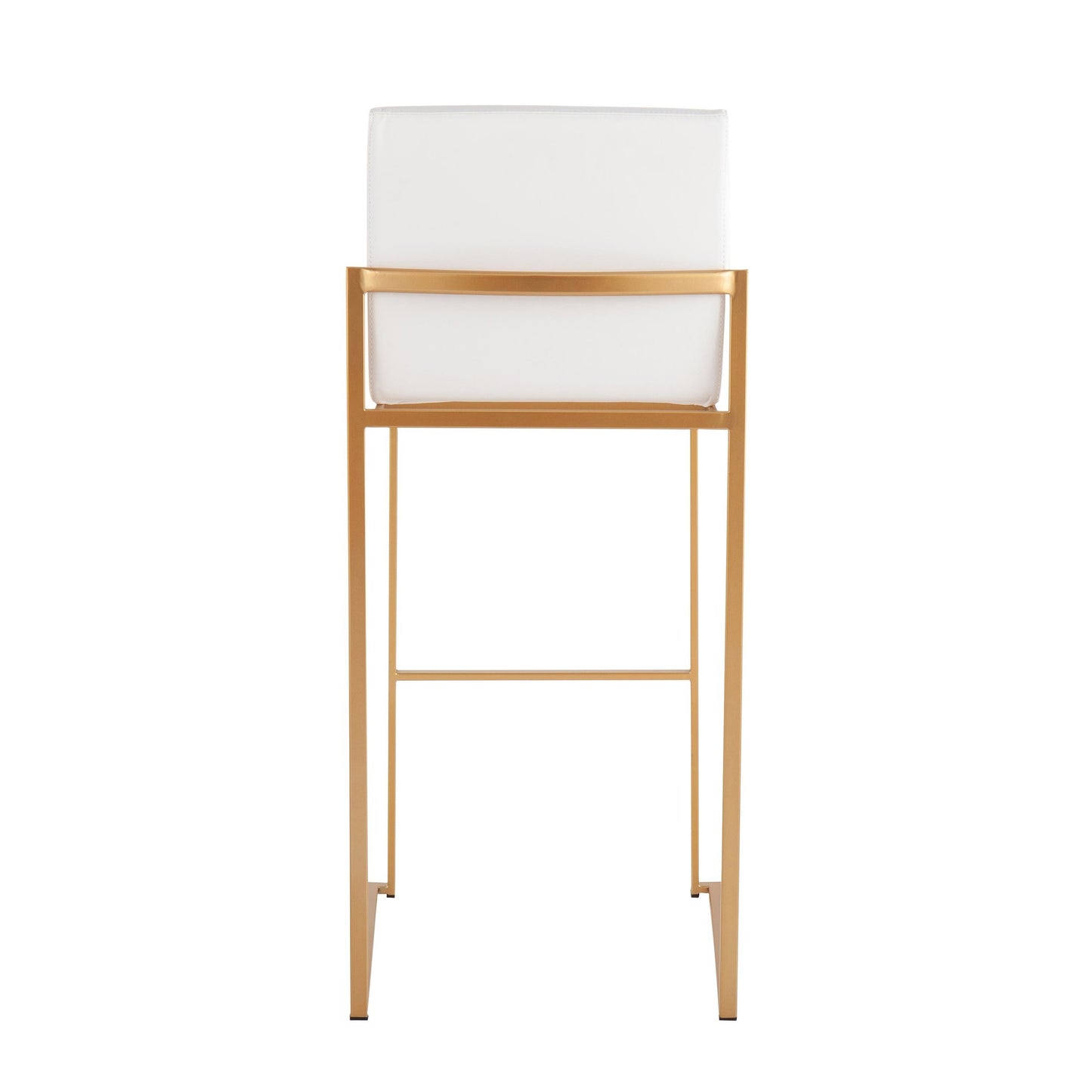 Fuji High Back 30" Fixed-Height Barstool - Set of 3