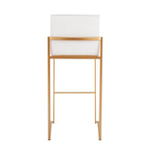 Fuji High Back 30" Fixed-Height Barstool - Set of 3