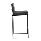 Fuji High Back 30" Fixed-Height Barstool - Set of 3