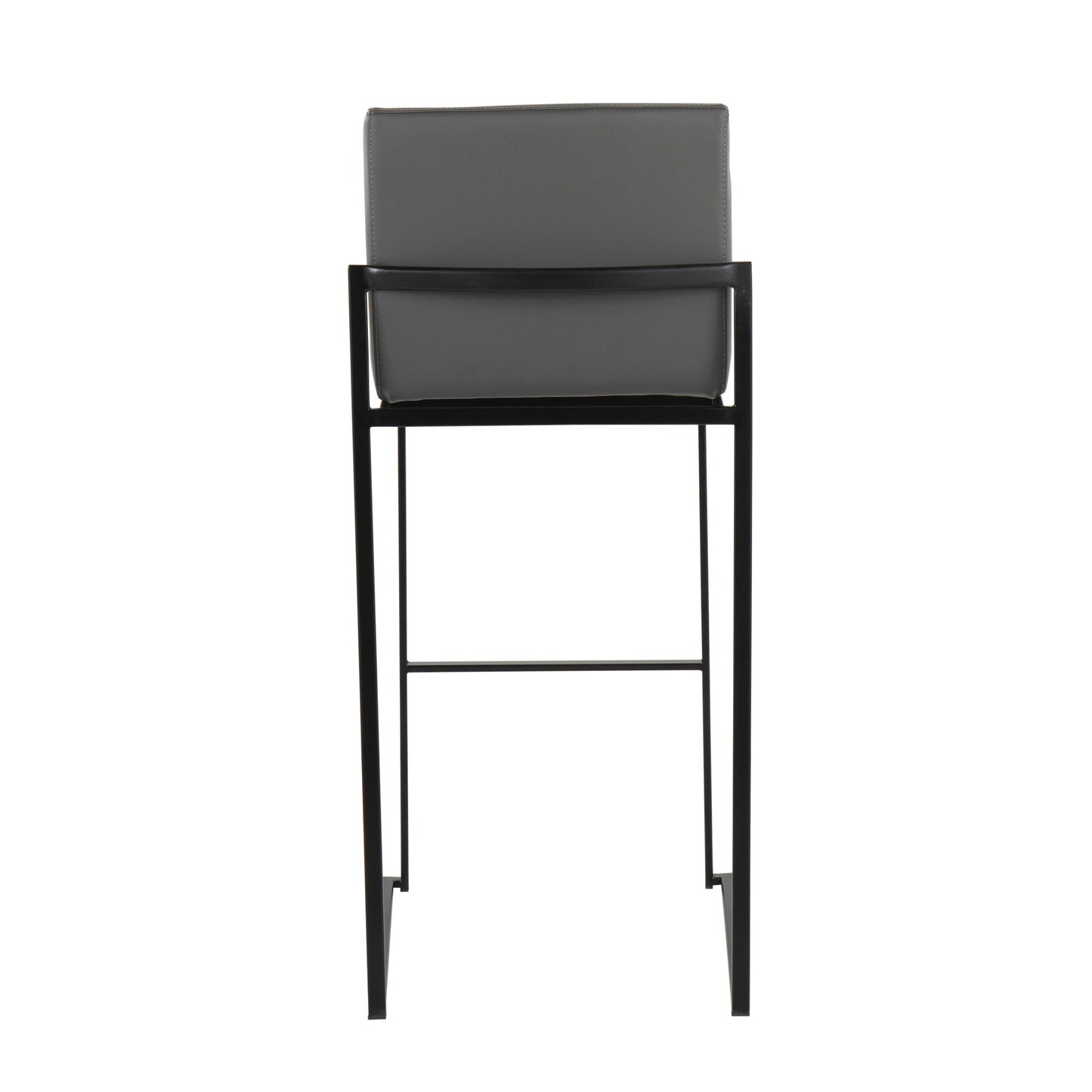 Fuji High Back 30" Fixed-Height Barstool - Set of 3