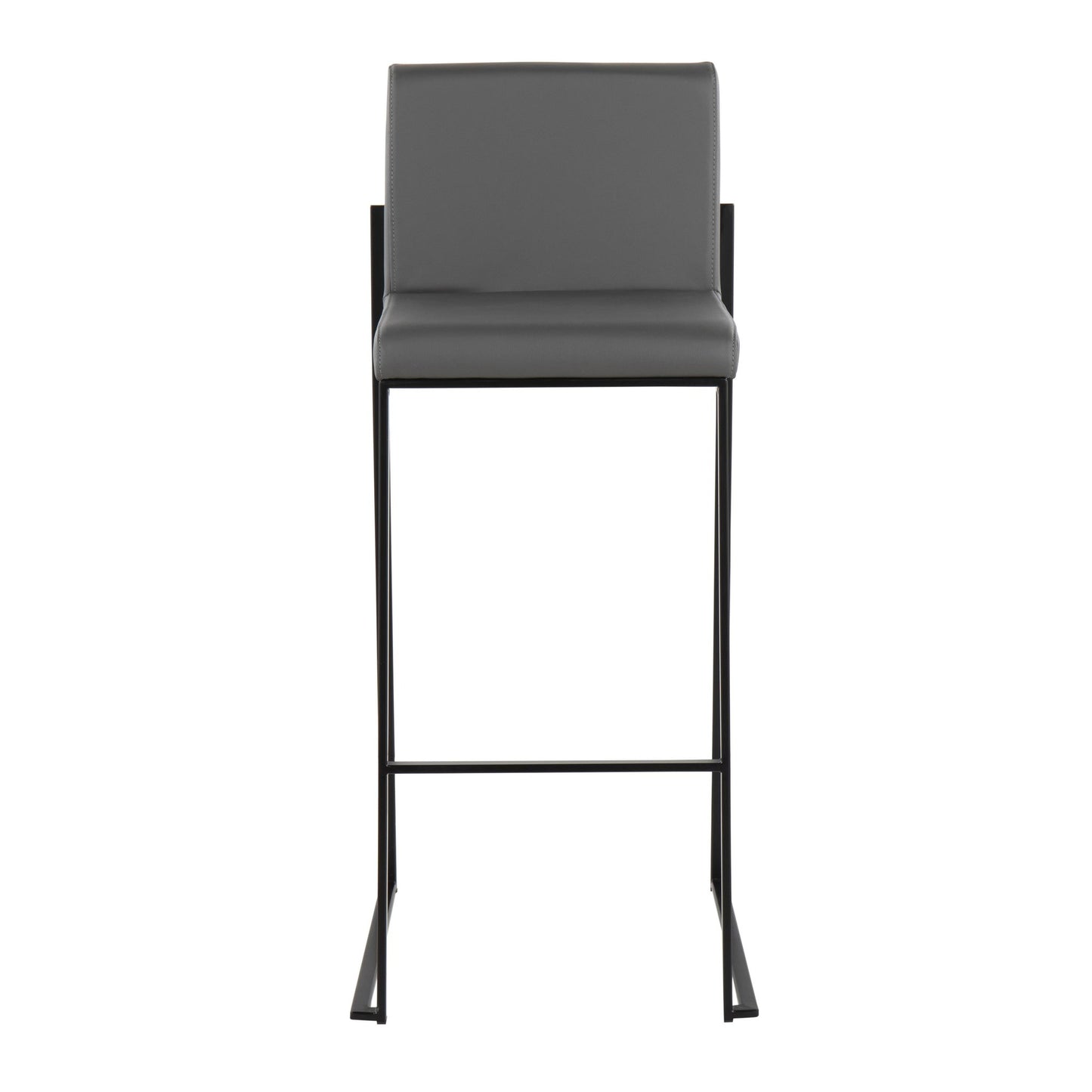 Fuji High Back 30" Fixed-Height Barstool - Set of 3