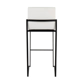 Fuji High Back 30" Fixed-Height Barstool - Set of 3