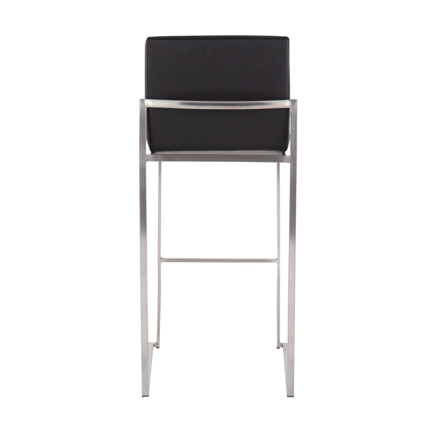 Fuji High Back 30" Fixed-Height Barstool - Set of 3