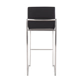 Fuji High Back 30" Fixed-Height Barstool - Set of 3