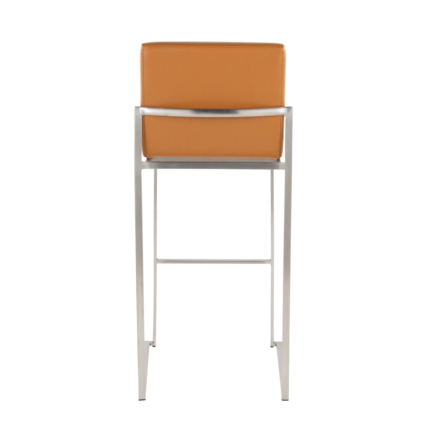 Fuji High Back 30" Fixed-Height Barstool - Set of 2