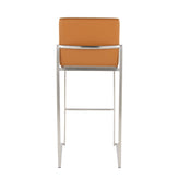 Fuji High Back 30" Fixed-Height Barstool - Set of 2