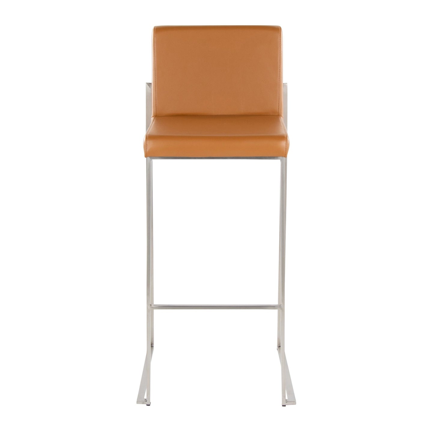 Fuji High Back 30" Fixed-Height Barstool - Set of 2