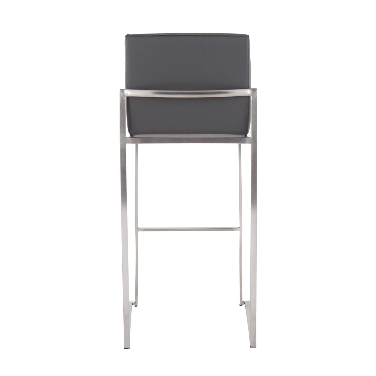Fuji High Back 30" Fixed-Height Barstool - Set of 3