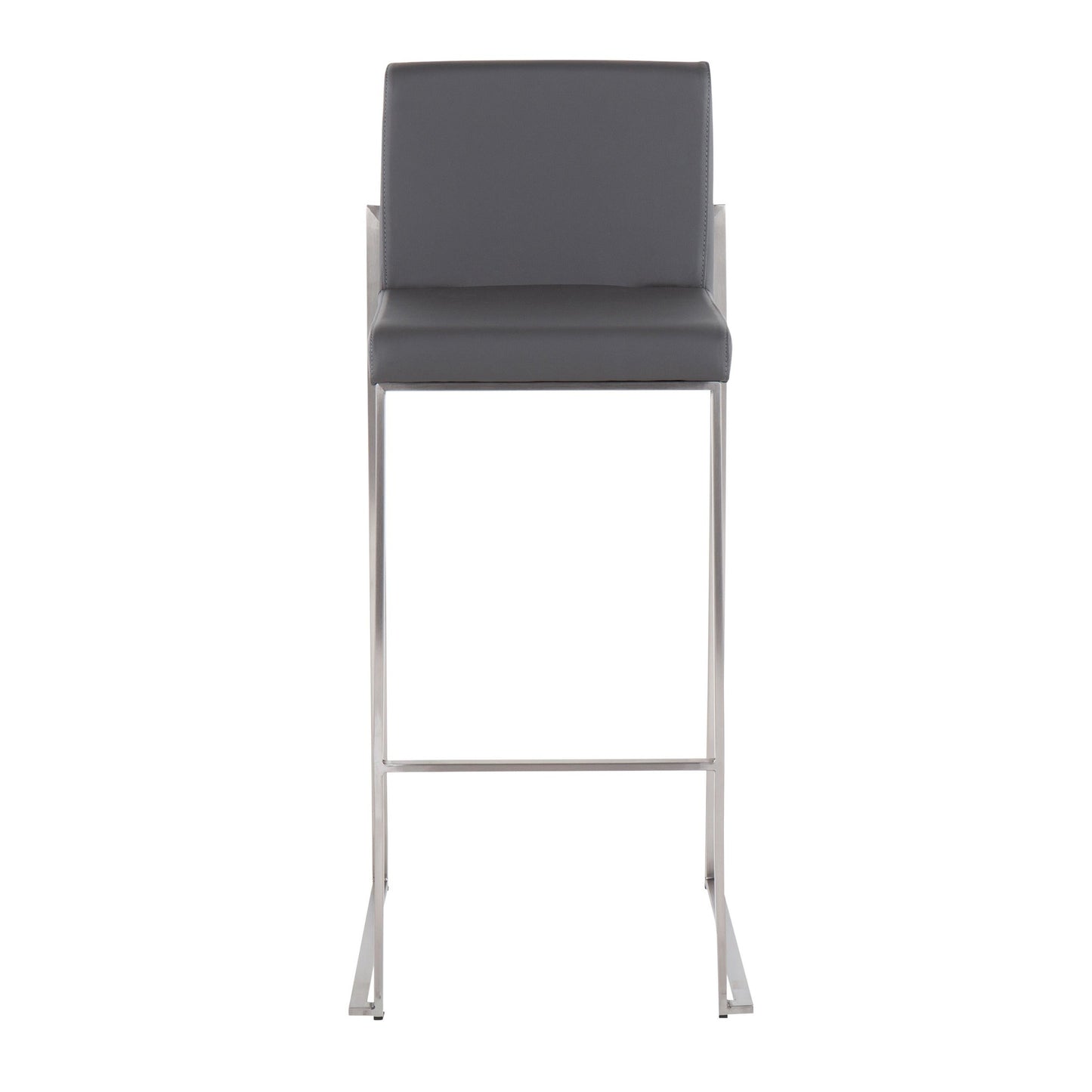Fuji High Back 30" Fixed-Height Barstool - Set of 3