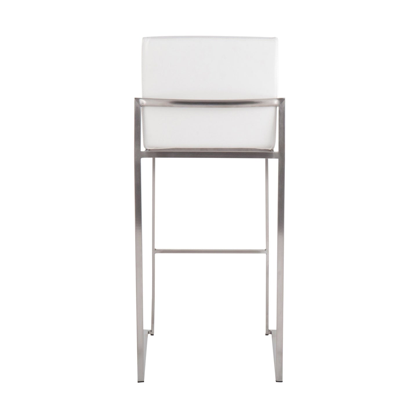 Fuji High Back 30" Fixed-Height Barstool - Set of 3