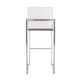 Fuji High Back 30" Fixed-Height Barstool - Set of 3
