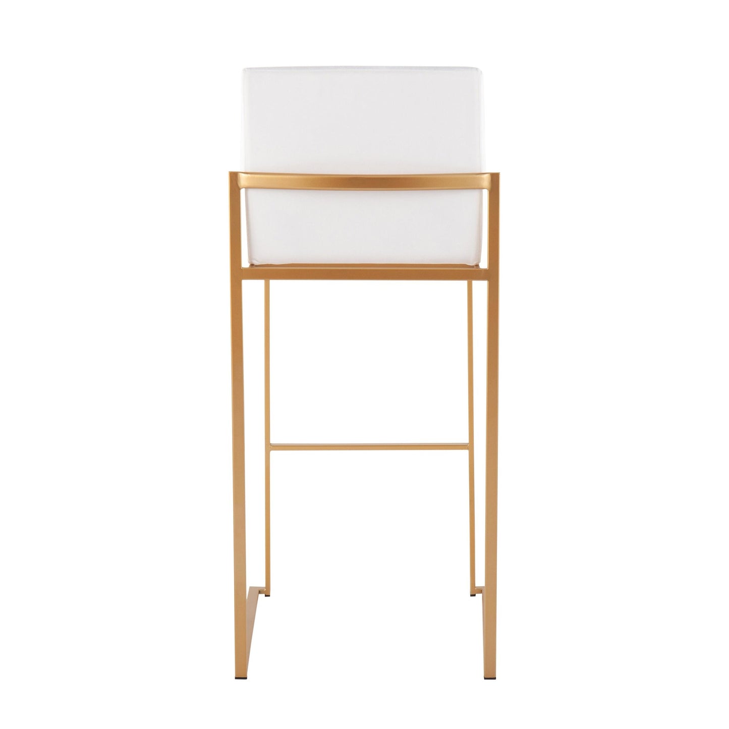 Fuji High Back 30" Fixed-Height Barstool - Set of 3