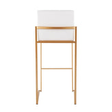 Fuji High Back 30" Fixed-Height Barstool - Set of 3