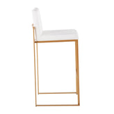 Fuji High Back 30" Fixed-Height Barstool - Set of 3