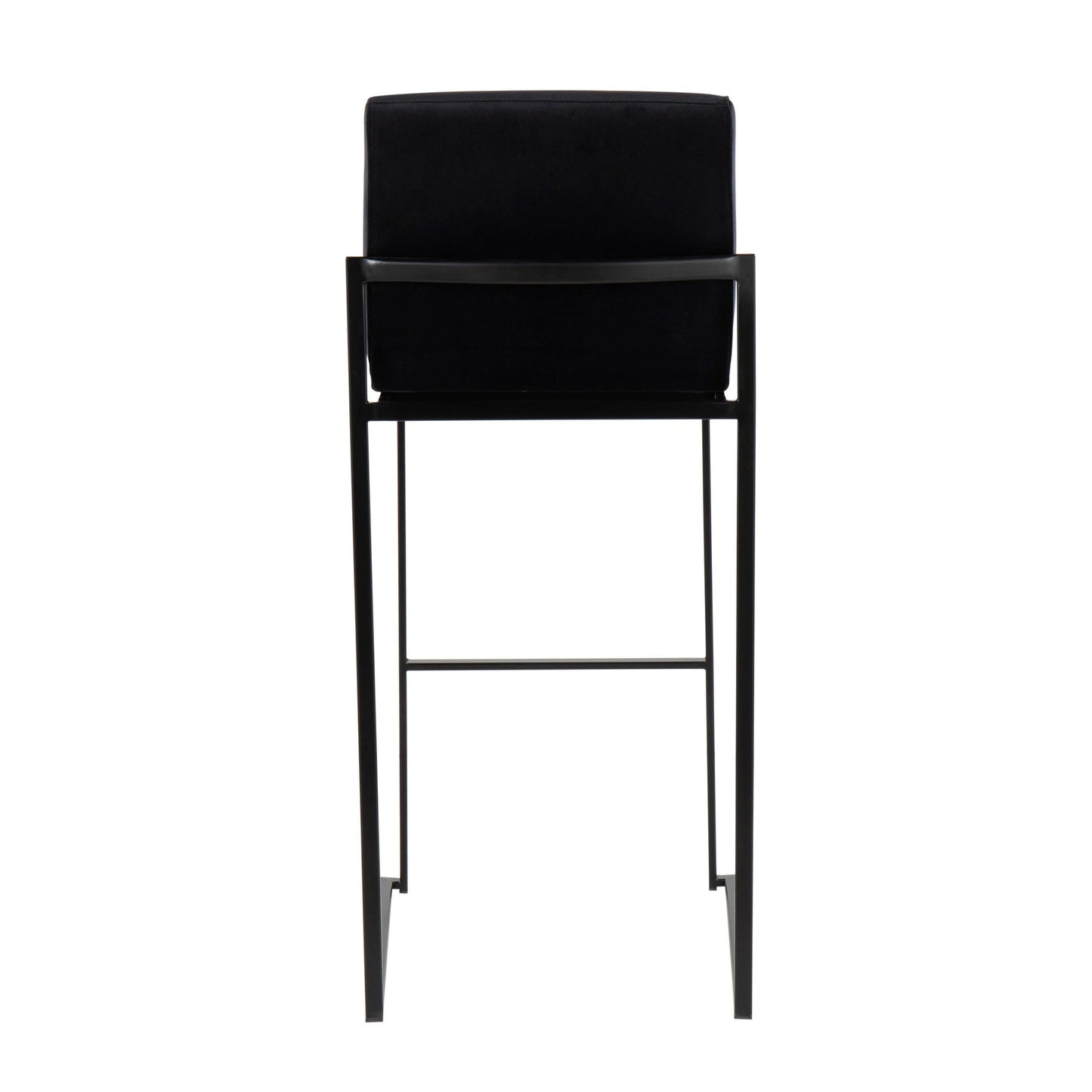 Fuji High Back 30" Fixed-Height Barstool - Set of 3