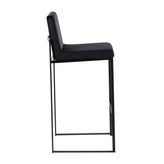 Fuji High Back 30" Fixed-Height Barstool - Set of 3