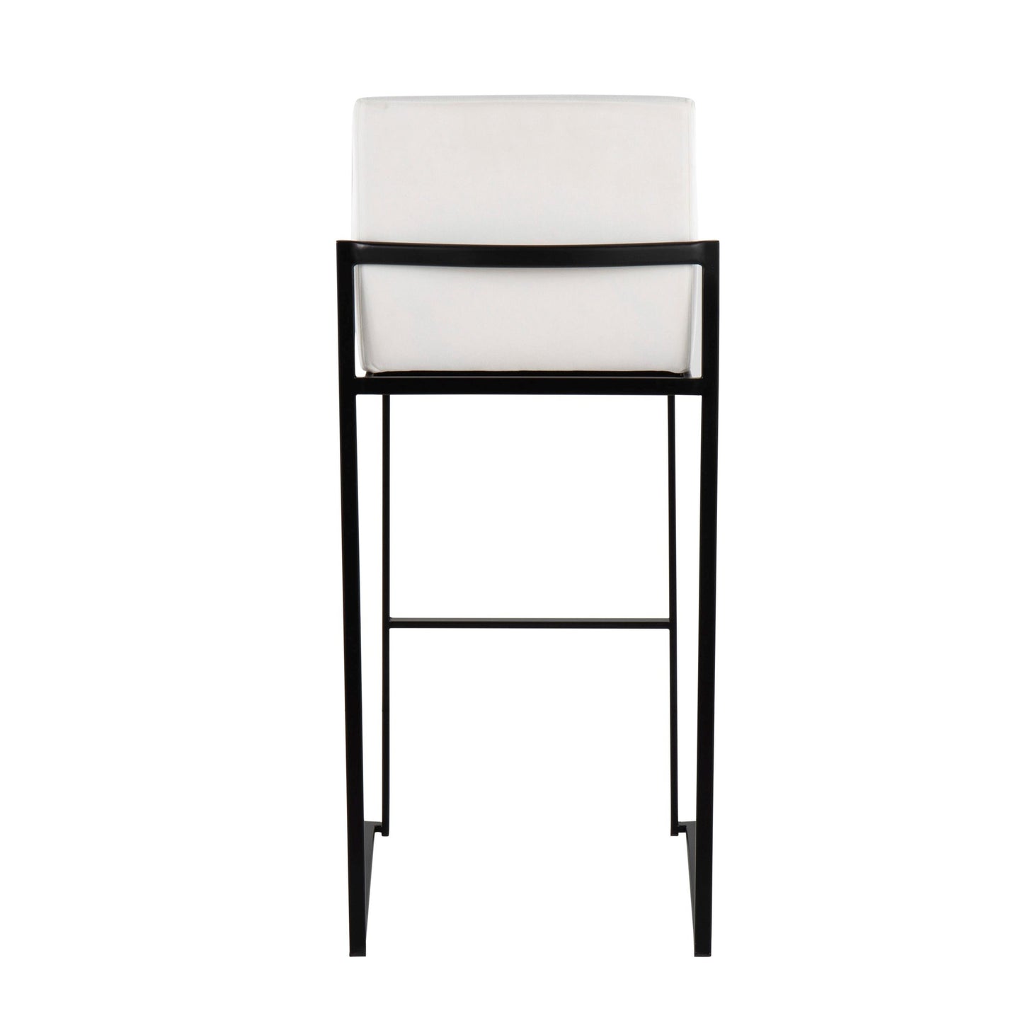Fuji High Back 30" Fixed-Height Barstool - Set of 3