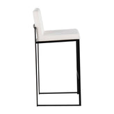Fuji High Back 30" Fixed-Height Barstool - Set of 3