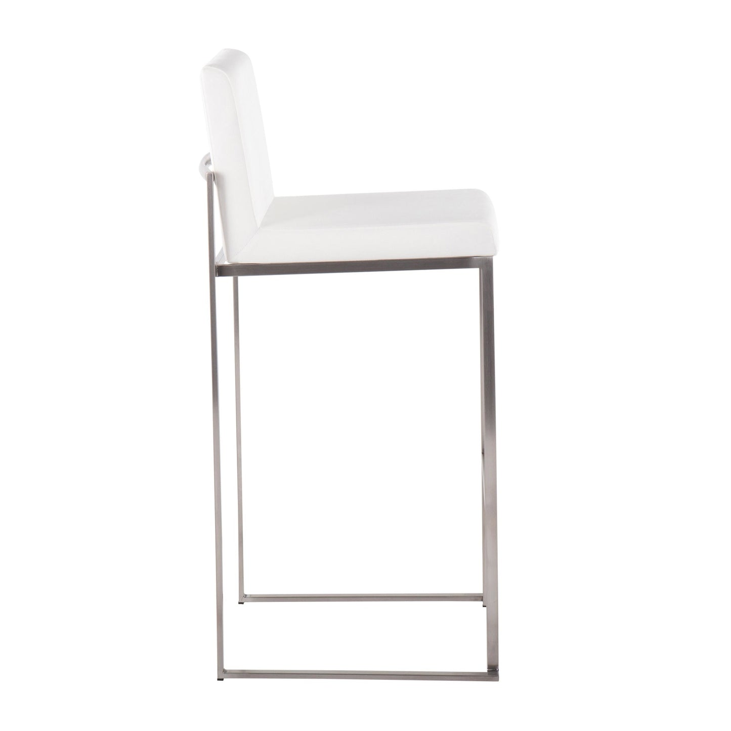 Fuji High Back 30" Fixed-Height Barstool - Set of 3