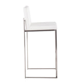 Fuji High Back 30" Fixed-Height Barstool - Set of 3