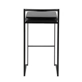Fuji Stacker 30" Fixed-Height Barstool - Set of 2