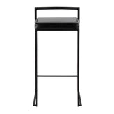 Fuji Stacker 30" Fixed-Height Barstool - Set of 2