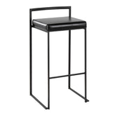Fuji Stacker 30" Fixed-Height Barstool - Set of 2
