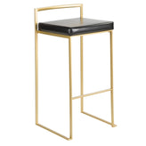 Fuji Stacker 30" Fixed-Height Barstool - Set of 3