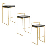 Fuji Stacker 30" Fixed-Height Barstool - Set of 3