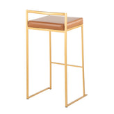 Fuji Stacker 30" Fixed-Height Barstool - Set of 3