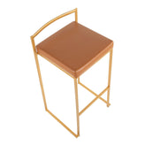 Fuji Stacker 30" Fixed-Height Barstool - Set of 3