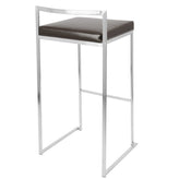 Fuji Stacker 30" Fixed-Height Barstool - Set of 3
