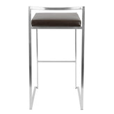 Fuji Stacker 30" Fixed-Height Barstool - Set of 3