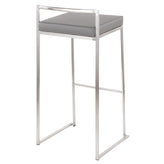 Fuji Stacker 30" Fixed-Height Barstool - Set of 3
