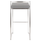 Fuji Stacker 30" Fixed-Height Barstool - Set of 3