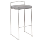 Fuji Stacker 30" Fixed-Height Barstool - Set of 3