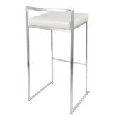 Fuji Stacker 30" Fixed-Height Barstool - Set of 3