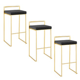 Fuji Stacker 30" Fixed-Height Barstool - Set of 3