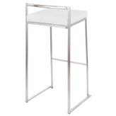 Fuji Stacker 30" Fixed-Height Barstool - Set of 3