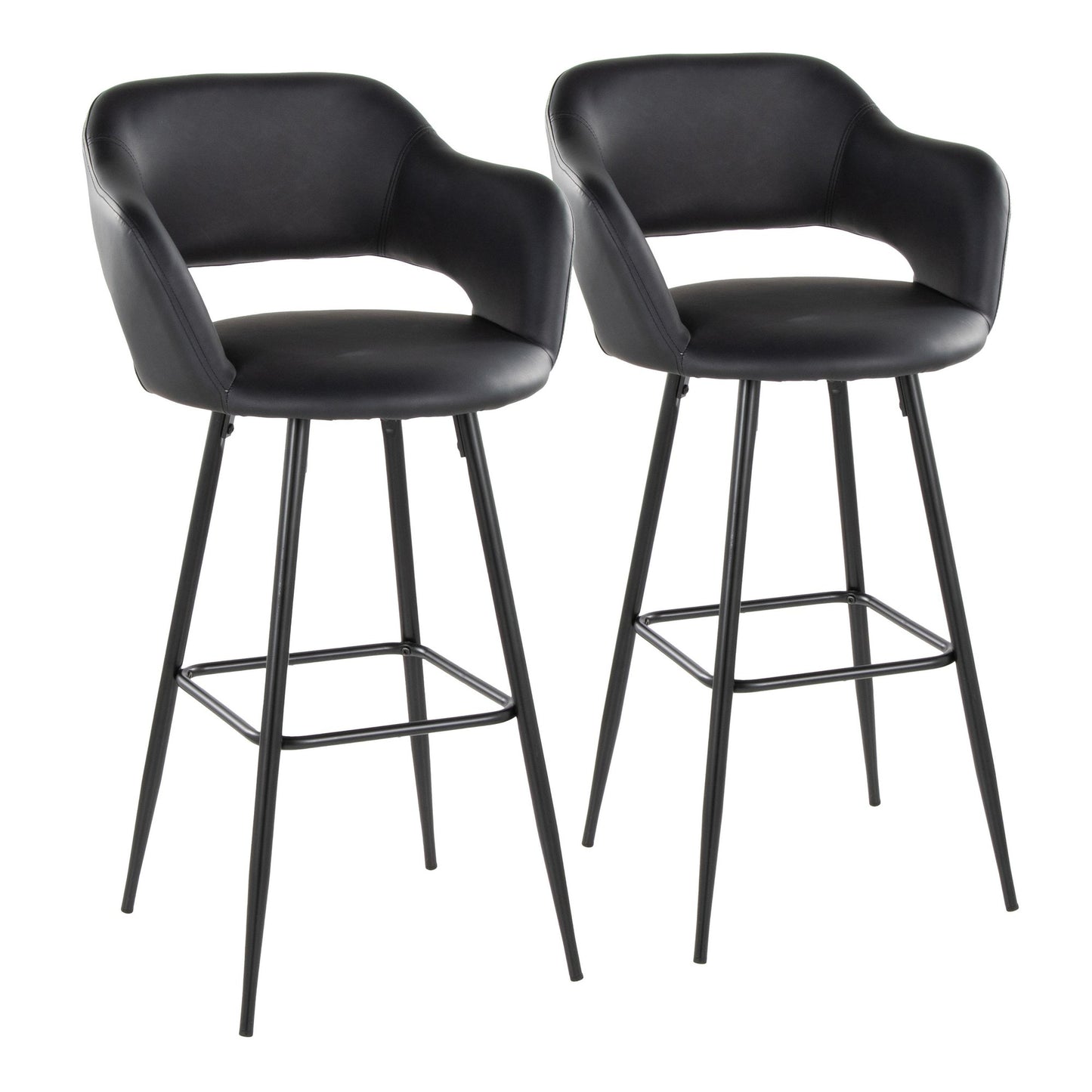 Margarite 30" Fixed-Height Barstool - Set of 2