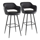 Margarite 30" Fixed-Height Barstool - Set of 2