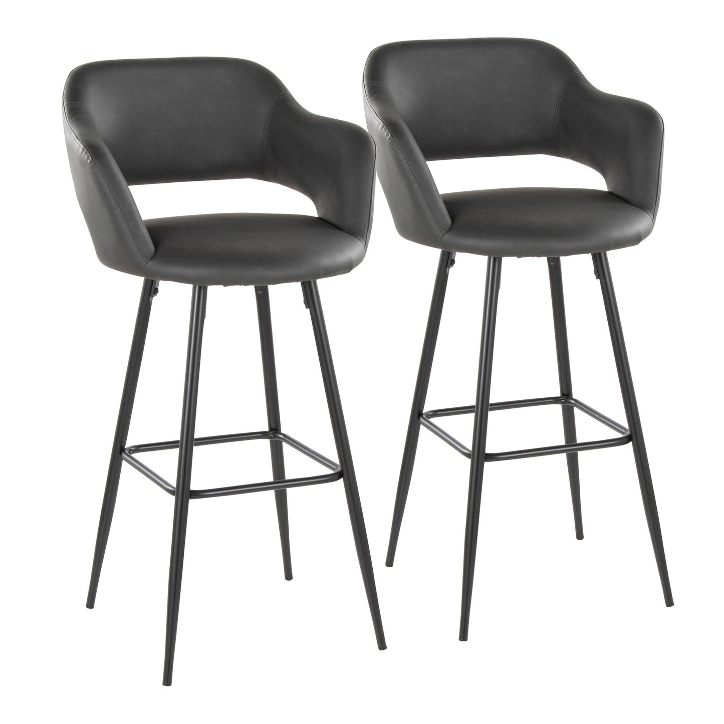 Margarite 30" Fixed-Height Barstool - Set of 2