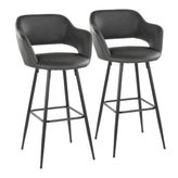 Margarite 30" Fixed-Height Barstool - Set of 2