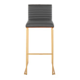 Mason Mara 30" Fixed-Height Barstool - Set of 2