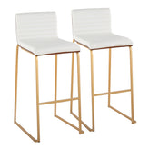 Mason Mara 30" Fixed-Height Barstool - Set of 2